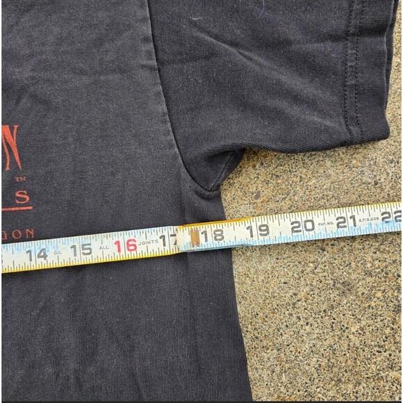 Vtg 90s Rejuvenation Portland Local House Parts Store T Shirt Black Small - Picture 4 of 5